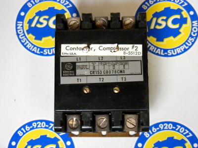<B>General Electric - </B>CR153GB078CMA Contactor